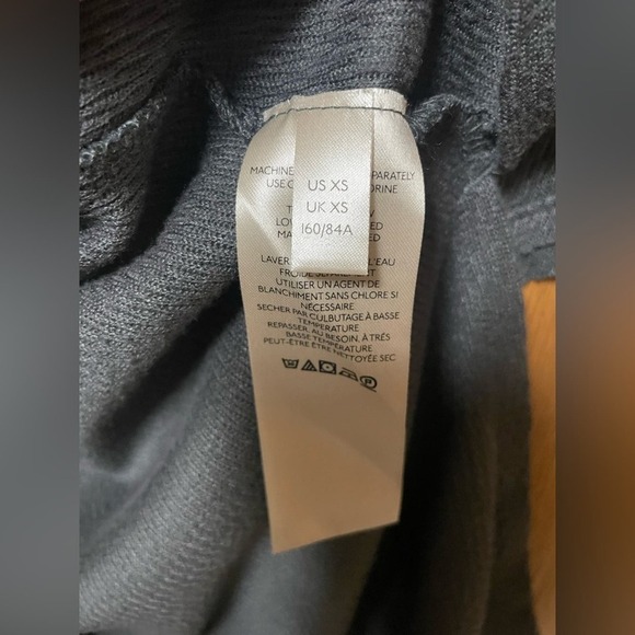 Free People We The Free Staycation Snowy Thermal Oversized Top Gray Size XS - Picture 7 of 9